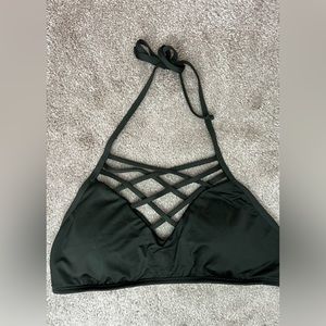 Mossimo Olive Strappy Bikini Top